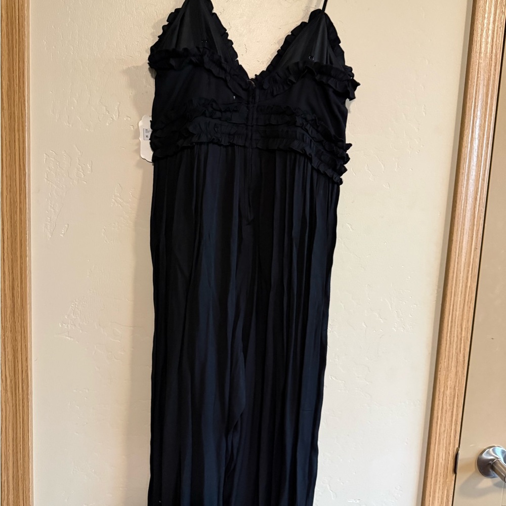 Altar'd State Midnight Ruffle jumpsuit - Picture 3 of 5